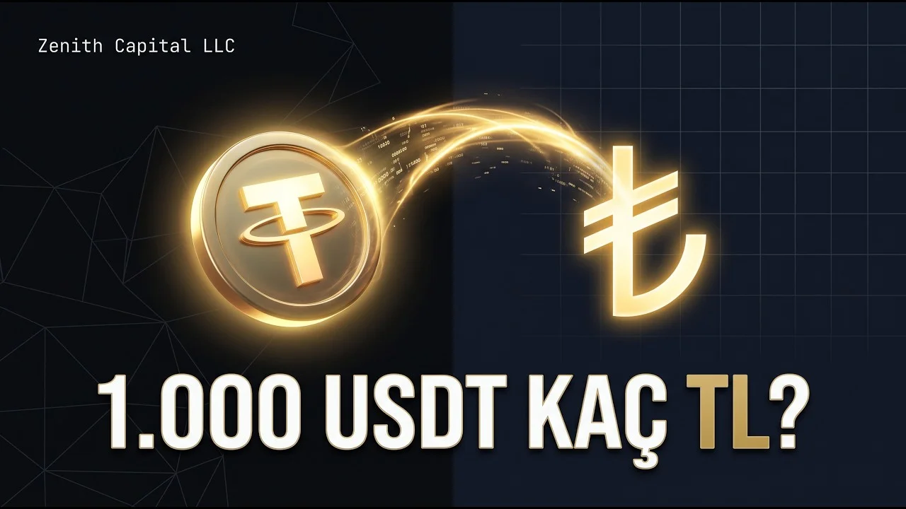1.000 USDT bozumunda brüt kur karşılığı ve net Türk Lirası ödeme hesabı