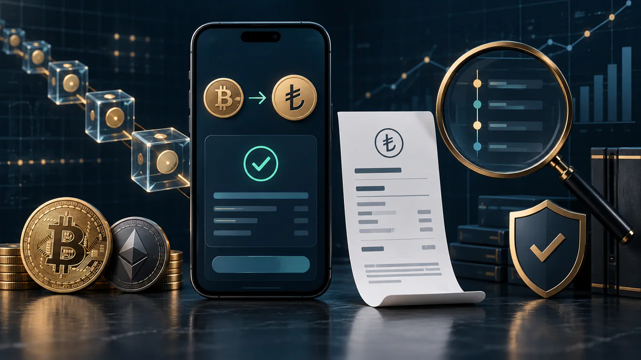 Kripto bozdurma sonrası banka blokesi için banka kaydı, TXID ve MASAK uyum kontrolü