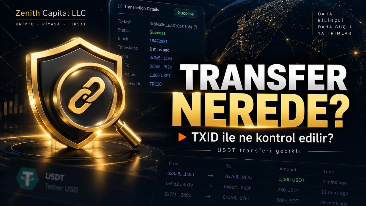 USDT transferi gecikti: TXID ile ne kontrol edilir?
