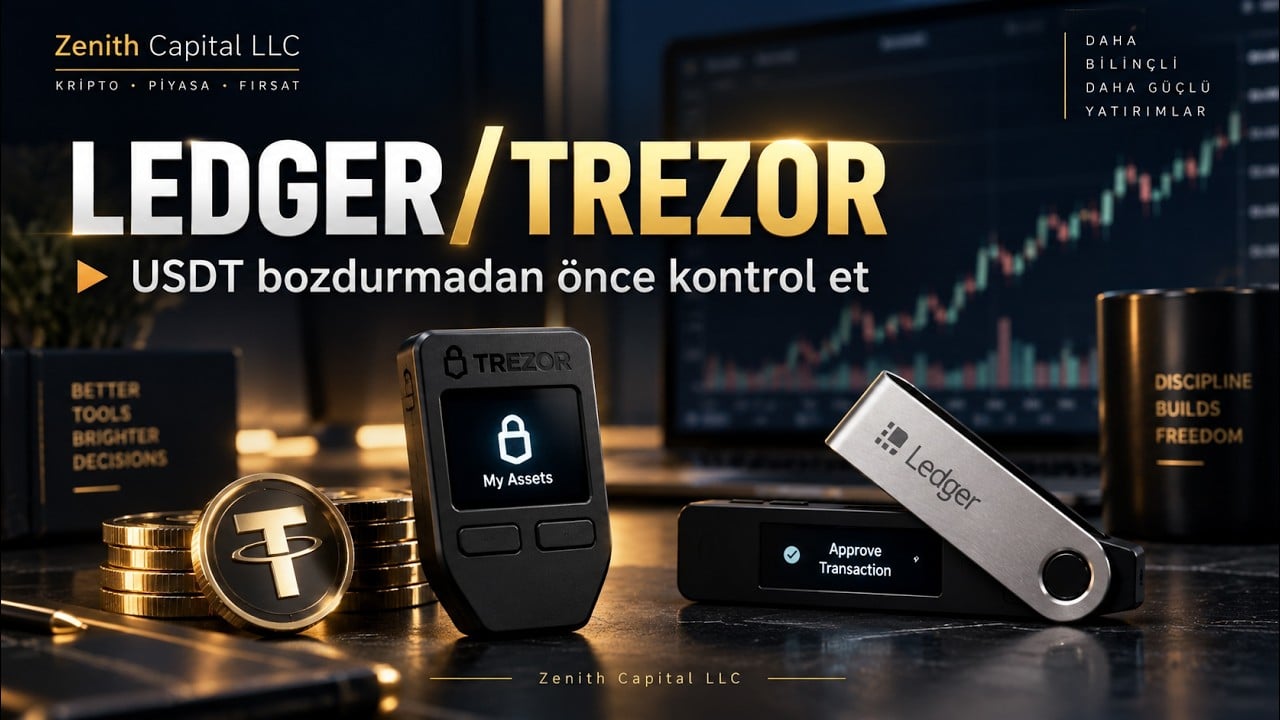 Ledger veya Trezor’dan USDT bozdurmadan önce kontrol etmeniz gerekenler